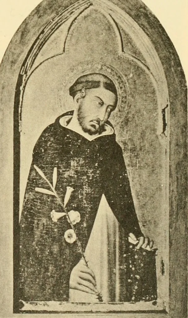 An illustration from Sienesische Meister des Trecento in der Gemäldegalerie zu Siena, 1907, leaf 84