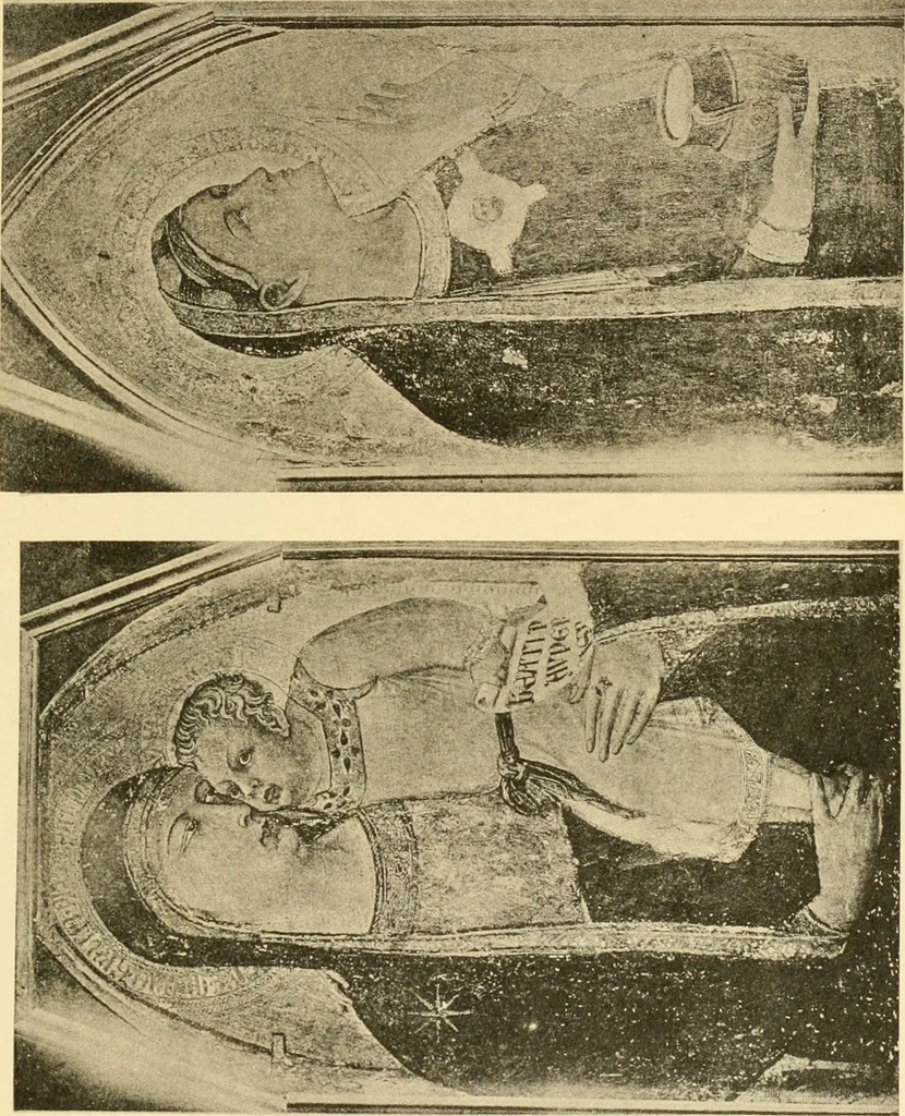 An illustration from Sienesische Meister des Trecento in der Gemäldegalerie zu Siena, 1907, leaf 90
