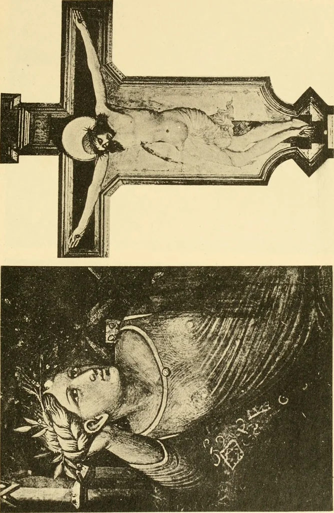 An illustration from Sienesische Meister des Trecento in der Gemäldegalerie zu Siena, 1907, leaf 92