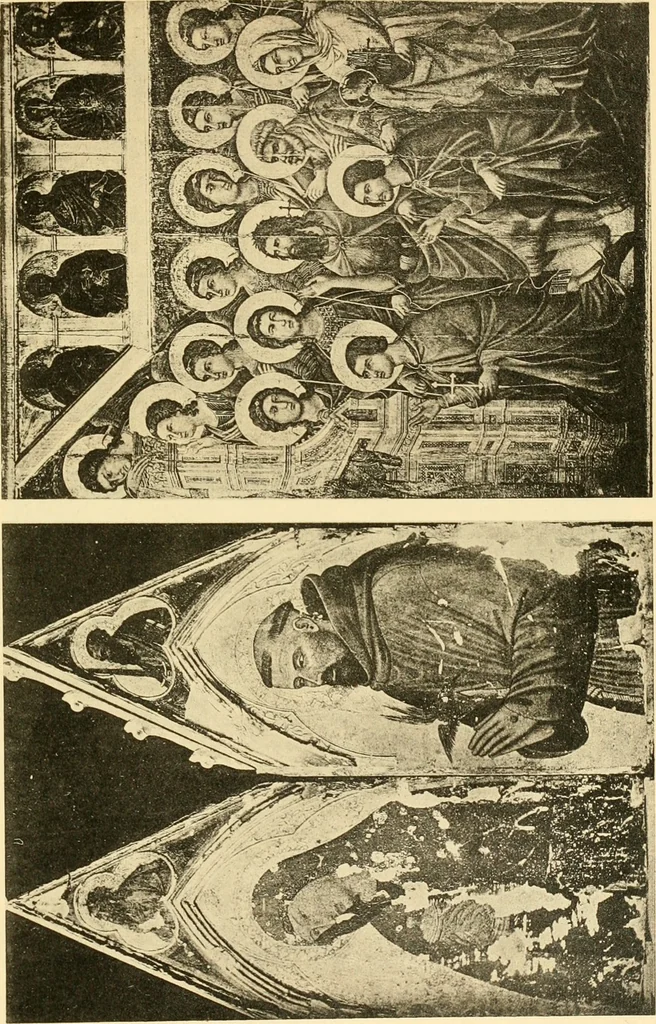 An illustration from Sienesische Meister des Trecento in der Gemäldegalerie zu Siena, 1907, leaf 94