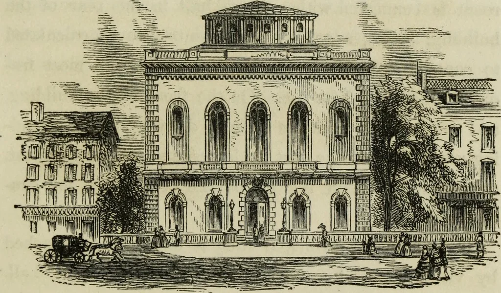 An illustration from Sights in Boston and suburbs, or, Guide to the stranger, 1856, leaf 104