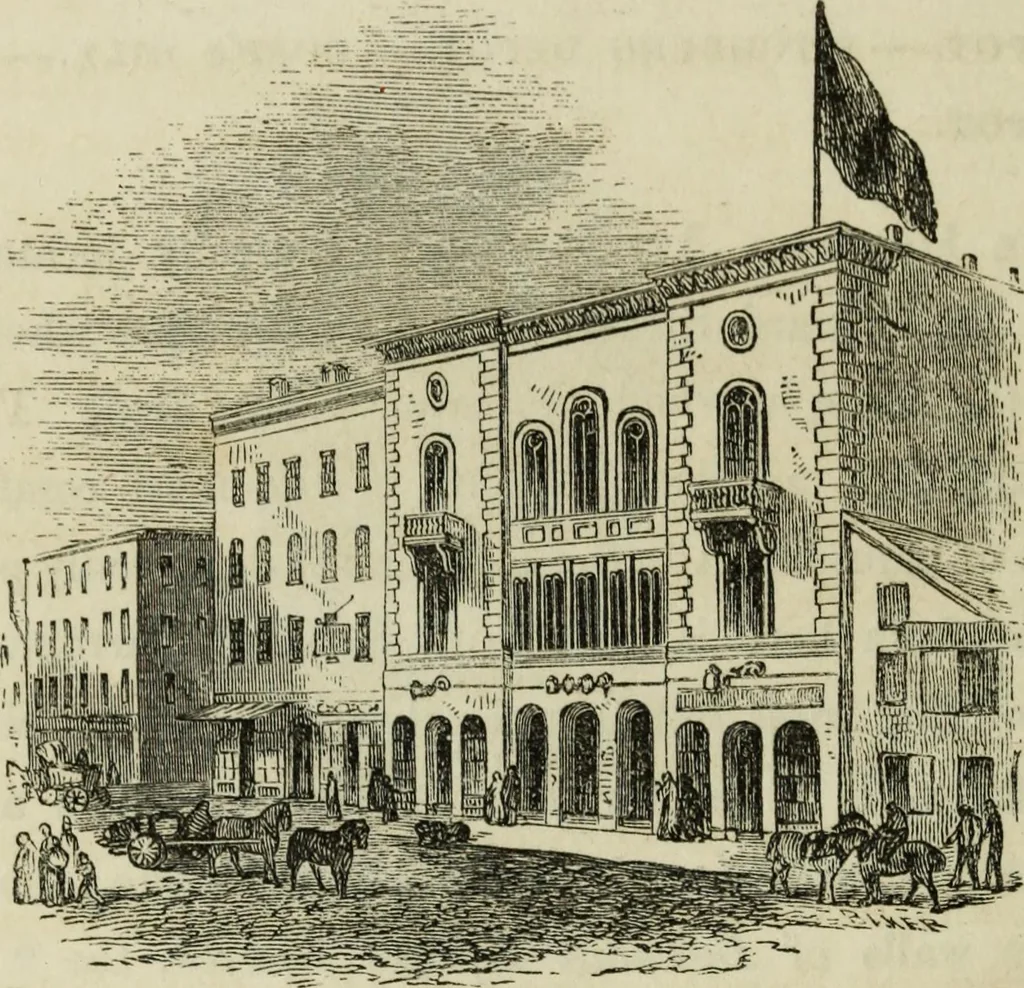 An illustration from Sights in Boston and suburbs, or, Guide to the stranger, 1856, leaf 133