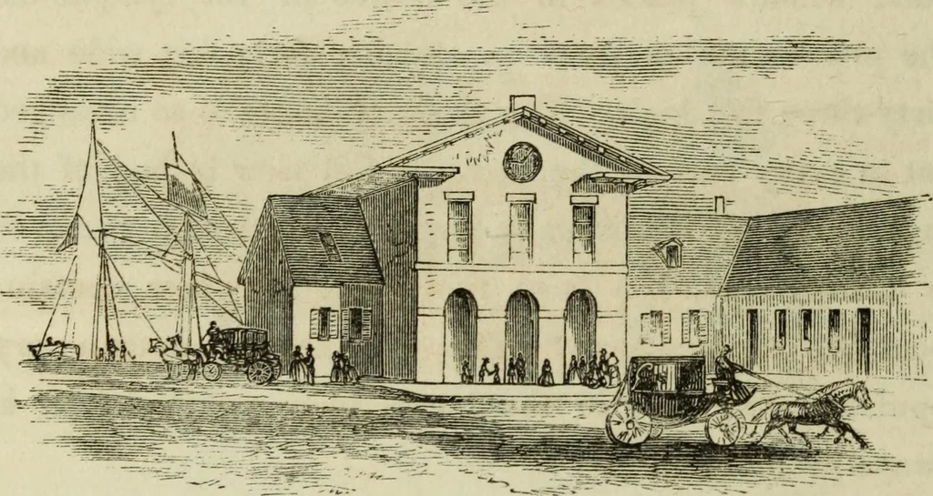 An illustration from Sights in Boston and suburbs, or, Guide to the stranger, 1856, leaf 135