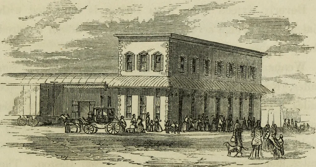An illustration from Sights in Boston and suburbs, or, Guide to the stranger, 1856, leaf 136