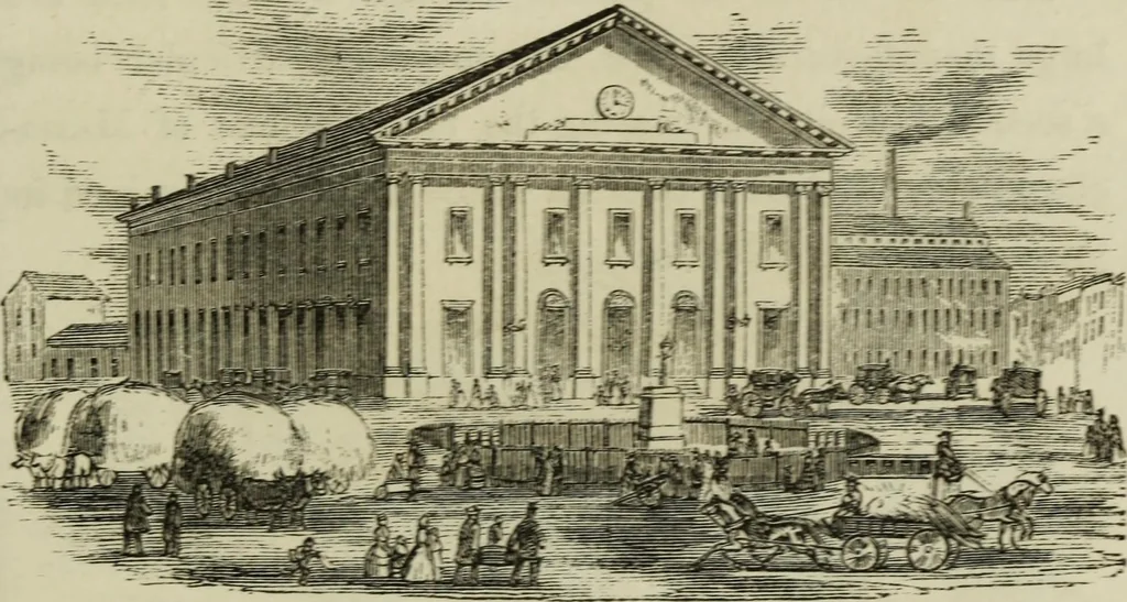 An illustration from Sights in Boston and suburbs, or, Guide to the stranger, 1856, leaf 140