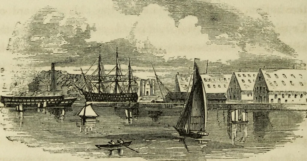 An illustration from Sights in Boston and suburbs, or, Guide to the stranger, 1856, leaf 181