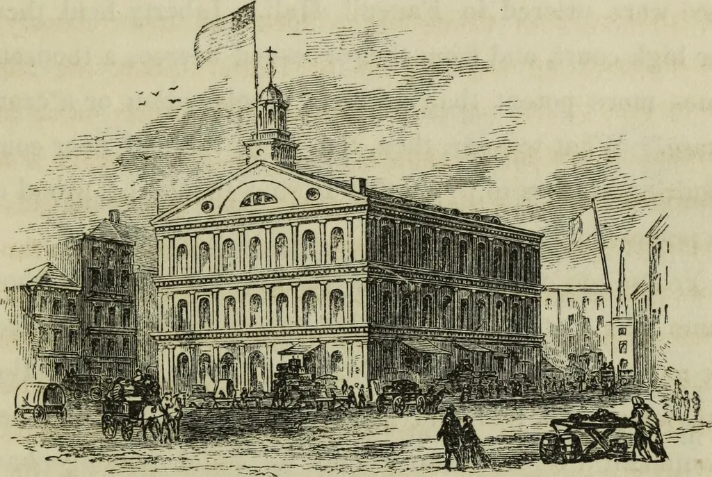 An illustration from Sights in Boston and suburbs, or, Guide to the stranger, 1856, leaf 30