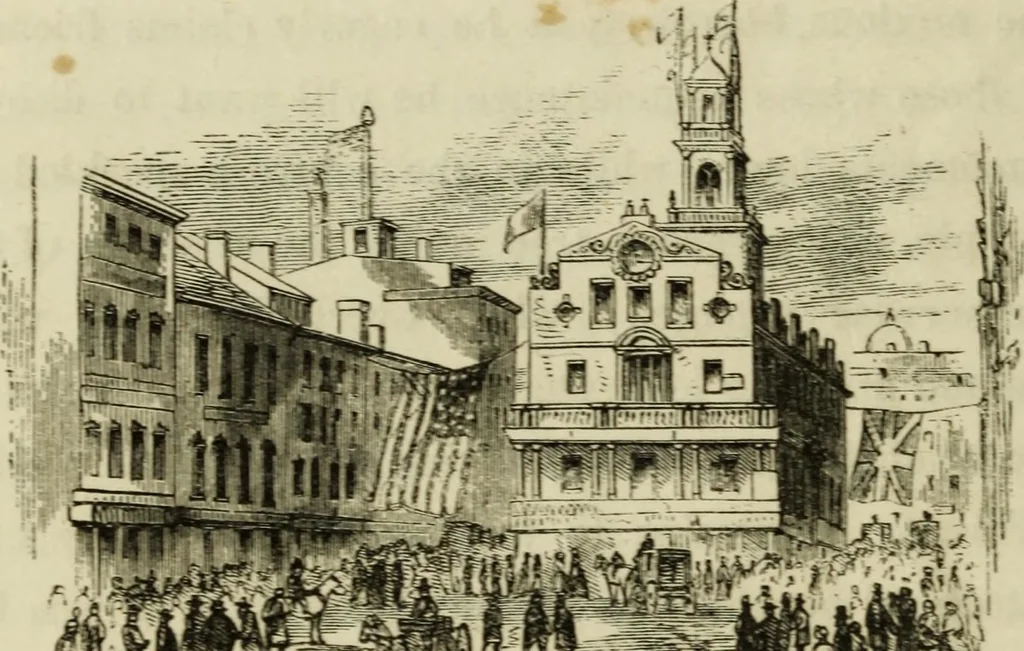 An illustration from Sights in Boston and suburbs, or, Guide to the stranger, 1856, leaf 41