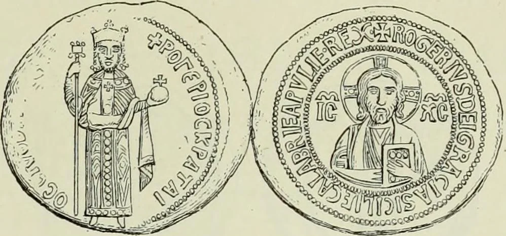 An illustration from Sigillographie de l'Empire byzantin, 1884, leaf 240
