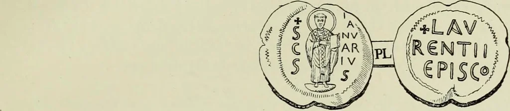 An illustration from Sigillographie de l'Empire byzantin, 1884, leaf 244