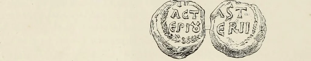 An illustration from Sigillographie de l'Empire byzantin, 1884, leaf 93