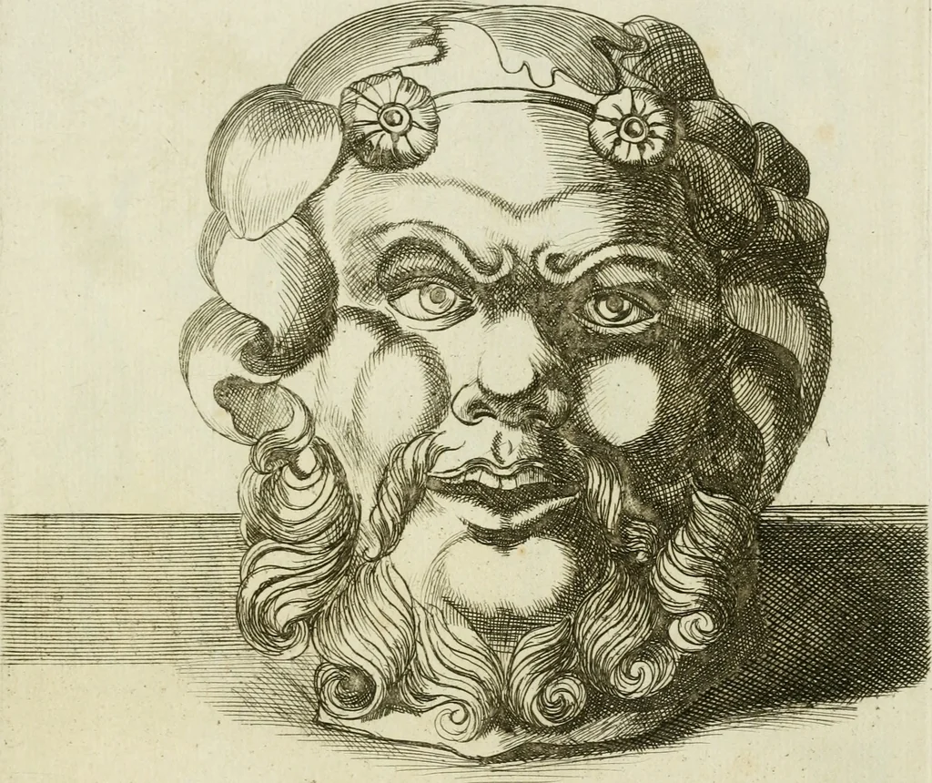 An illustration from Signa antiqua e museo Jacobi de Wilde : veterum poetarum carminibus illustrata et per Mariam filiam aeri inscripta, 1700, leaf 110