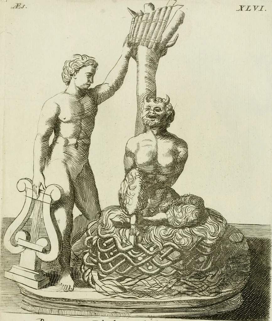 An illustration from Signa antiqua e museo Jacobi de Wilde : veterum poetarum carminibus illustrata et per Mariam filiam aeri inscripta, 1700, leaf 116