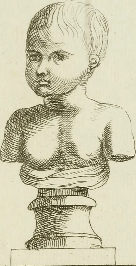 An illustration from Signa antiqua e museo Jacobi de Wilde : veterum poetarum carminibus illustrata et per Mariam filiam aeri inscripta, 1700, leaf 144
