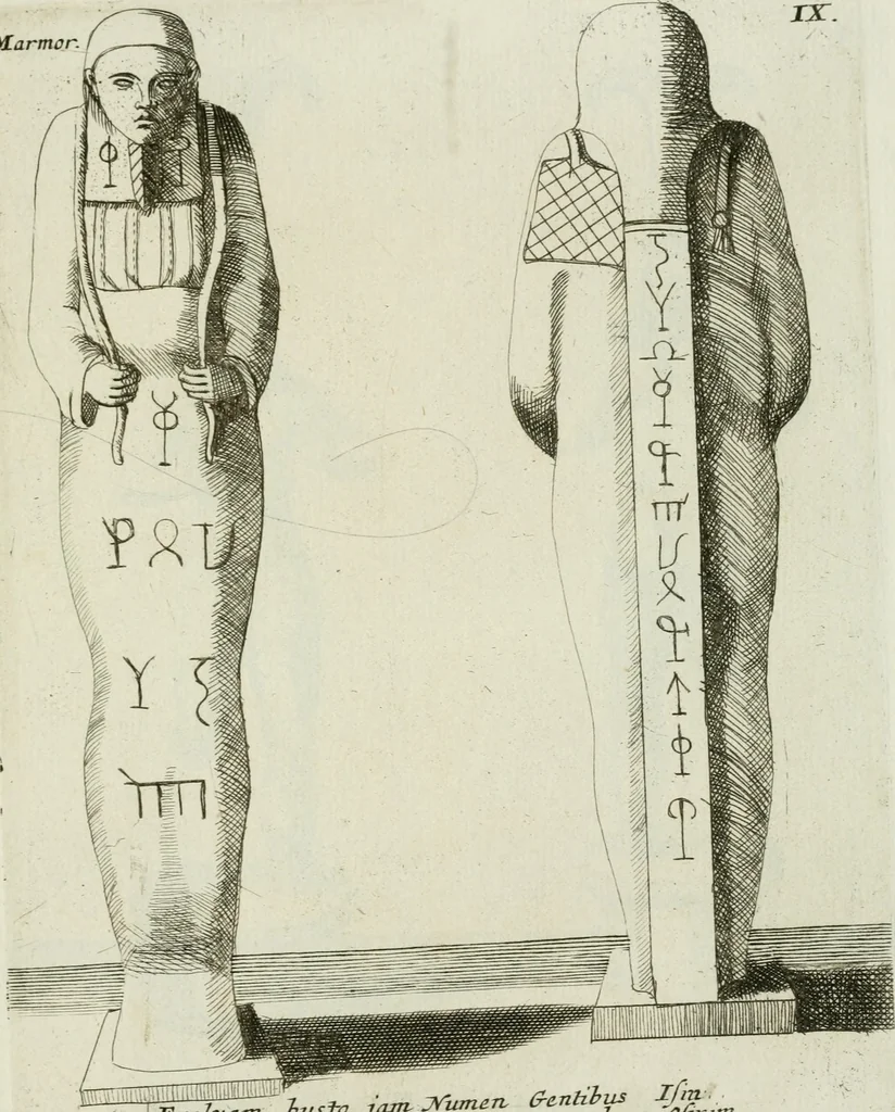 An illustration from Signa antiqua e museo Jacobi de Wilde : veterum poetarum carminibus illustrata et per Mariam filiam aeri inscripta, 1700, leaf 42
