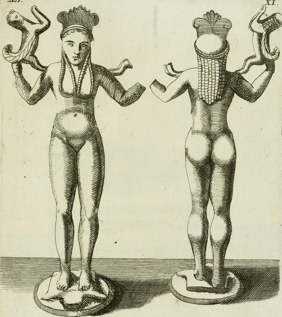 An illustration from Signa antiqua e museo Jacobi de Wilde : veterum poetarum carminibus illustrata et per Mariam filiam aeri inscripta, 1700, leaf 46