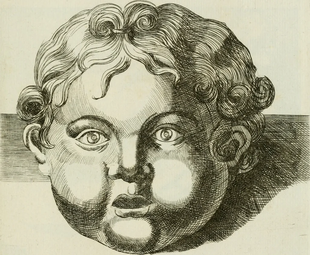 An illustration from Signa antiqua e museo Jacobi de Wilde : veterum poetarum carminibus illustrata et per Mariam filiam aeri inscripta, 1700, leaf 64