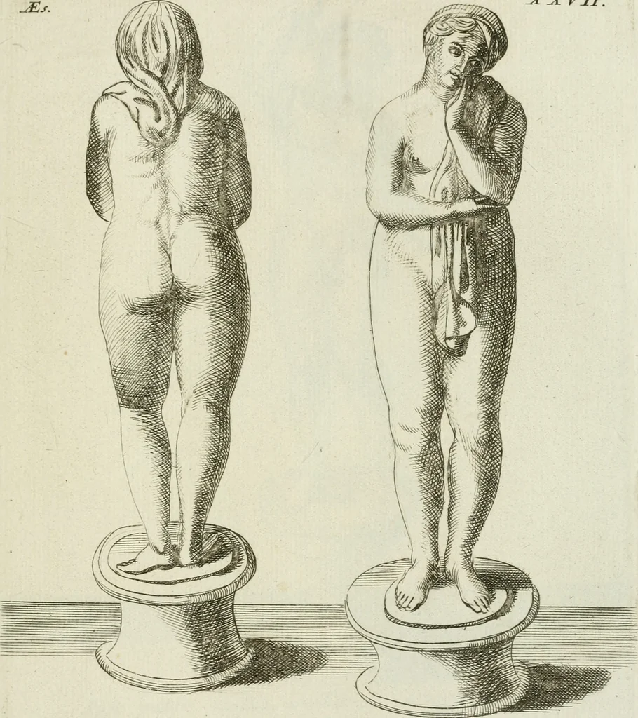 An illustration from Signa antiqua e museo Jacobi de Wilde : veterum poetarum carminibus illustrata et per Mariam filiam aeri inscripta, 1700, leaf 78