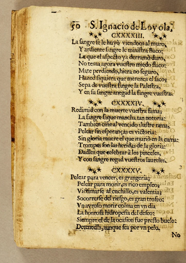 An illustration from S. Ignacio de Loyola, fundador de la Compañia de Iesus. : Poema heroyco., 1666, leaf 108
