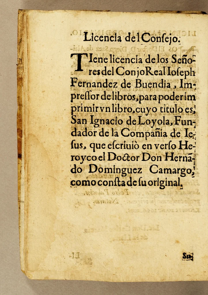 An illustration from S. Ignacio de Loyola, fundador de la Compañia de Iesus. : Poema heroyco., 1666, leaf 56