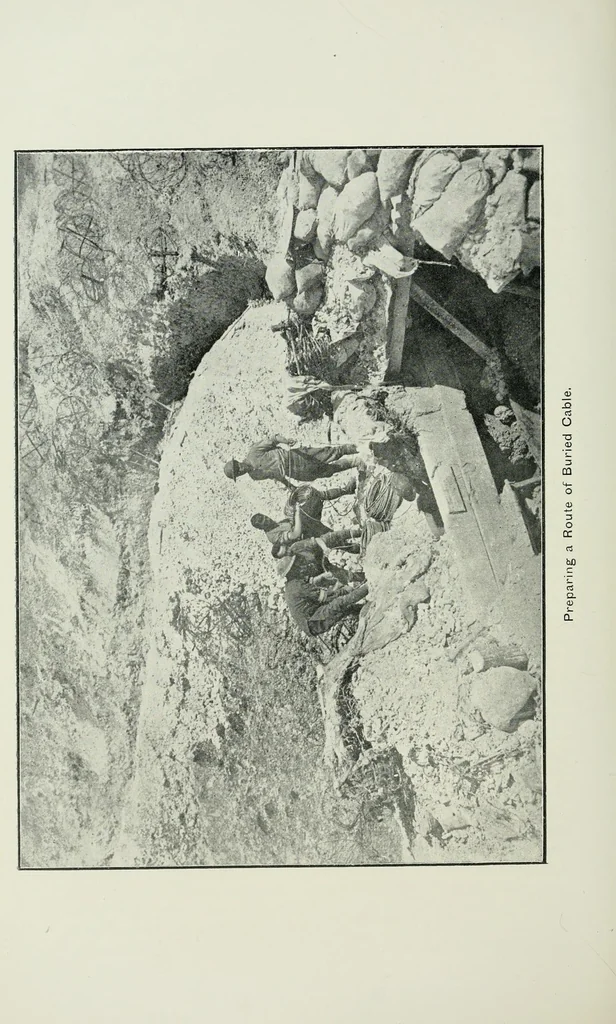 An illustration from The Signal Service in the European War of 1914-1918 (France), 1921, leaf 146