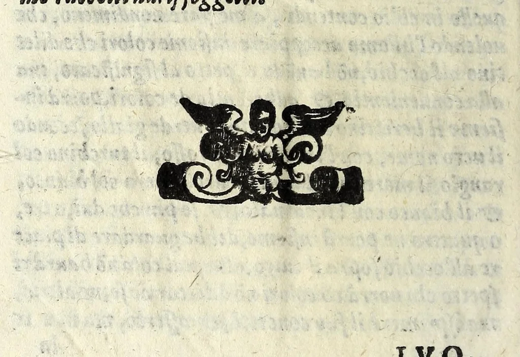 An illustration from Significato de i colori et de' mazzolli, 1606, leaf 60
