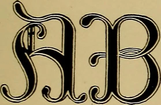 An illustration from The signist's book of modern alphabets, plain and ornamental, ancient and mediæval, from the eighth to the twentieth century, with numerals, 1906, leaf 126