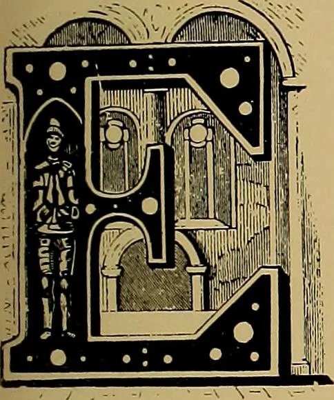 An illustration from The signist's book of modern alphabets, plain and ornamental, ancient and mediæval, from the eighth to the twentieth century, with numerals, 1906, leaf 192
