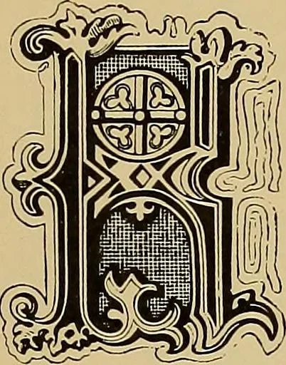 An illustration from The signist's book of modern alphabets, plain and ornamental, ancient and mediæval, from the eighth to the twentieth century, with numerals, 1906, leaf 192