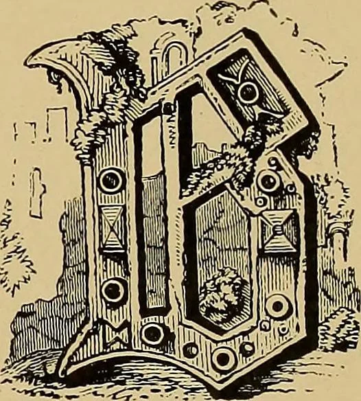 An illustration from The signist's book of modern alphabets, plain and ornamental, ancient and mediæval, from the eighth to the twentieth century, with numerals, 1906, leaf 192