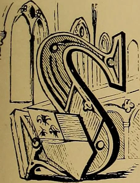 An illustration from The signist's book of modern alphabets, plain and ornamental, ancient and mediæval, from the eighth to the twentieth century, with numerals, 1906, leaf 192