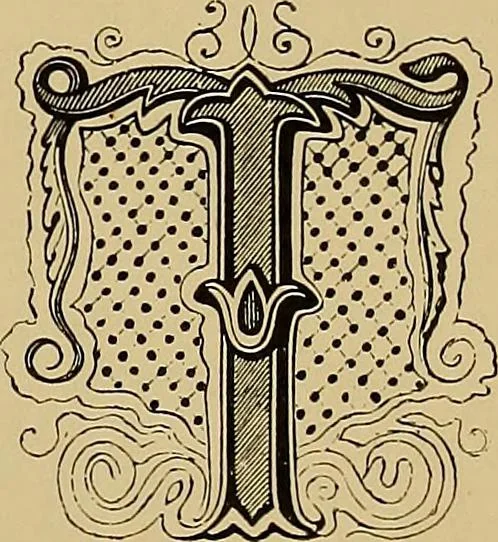 An illustration from The signist's book of modern alphabets, plain and ornamental, ancient and mediæval, from the eighth to the twentieth century, with numerals, 1906, leaf 192