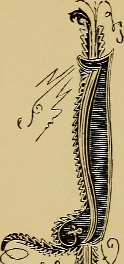 An illustration from The signist's book of modern alphabets, plain and ornamental, ancient and mediæval, from the eighth to the twentieth century, with numerals, 1906, leaf 194