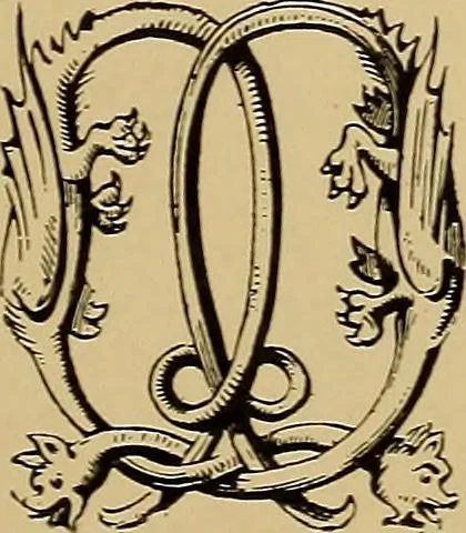 An illustration from The signist's book of modern alphabets, plain and ornamental, ancient and mediæval, from the eighth to the twentieth century, with numerals, 1906, leaf 198