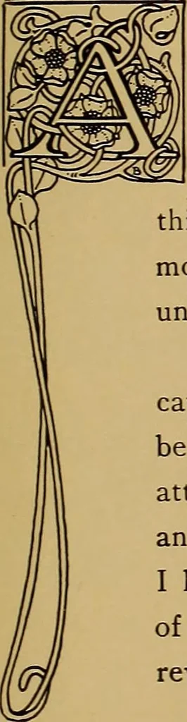An illustration from The signist's book of modern alphabets, plain and ornamental, ancient and mediæval, from the eighth to the twentieth century, with numerals, 1906, leaf 8