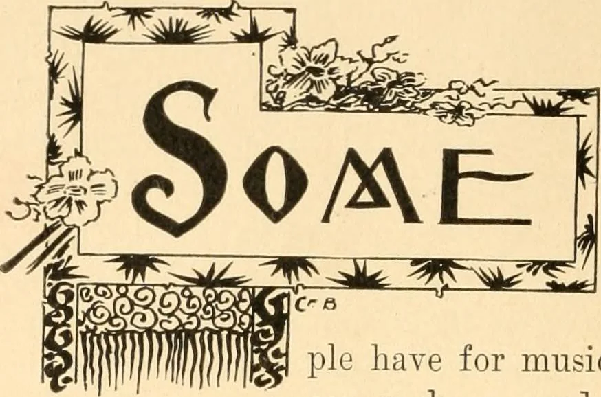 An illustration from Sign and show card writing, 1899, leaf 17