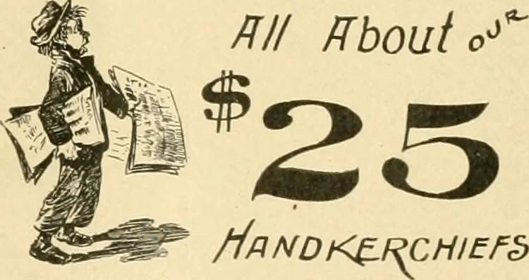 An illustration from Sign and show card writing, 1899, leaf 50
