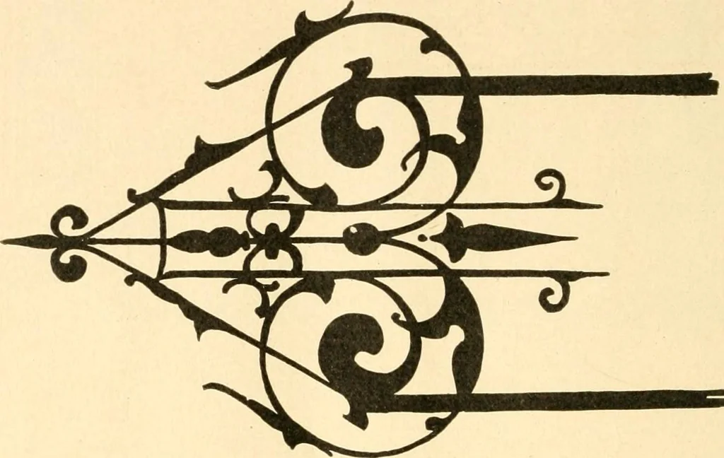 An illustration from Sign and show card writing, 1899, leaf 55