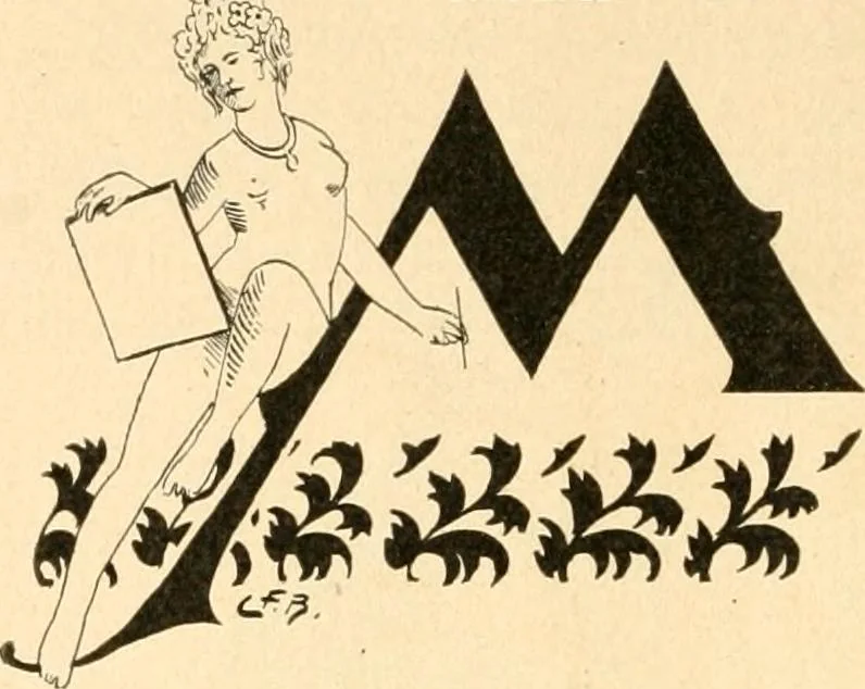 An illustration from Sign and show card writing, 1899, leaf 65