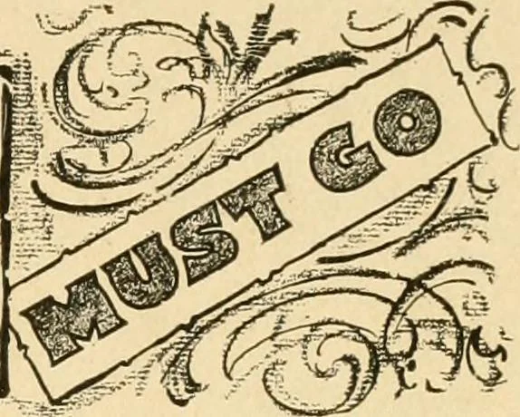 An illustration from Sign and show card writing, 1899, leaf 70