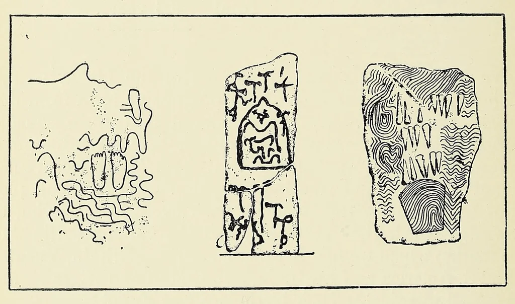An illustration from The signs and symbols of primordial man; being an explanation of the evolution of religious doctrines from the eschatology of the ancient Egyptians, 1910, leaf 304
