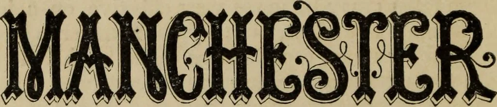 An illustration from Sign writing and glass embossing : a complete practical illustrated manual of the art, to which are added numerous alphabets, 1890, leaf 103