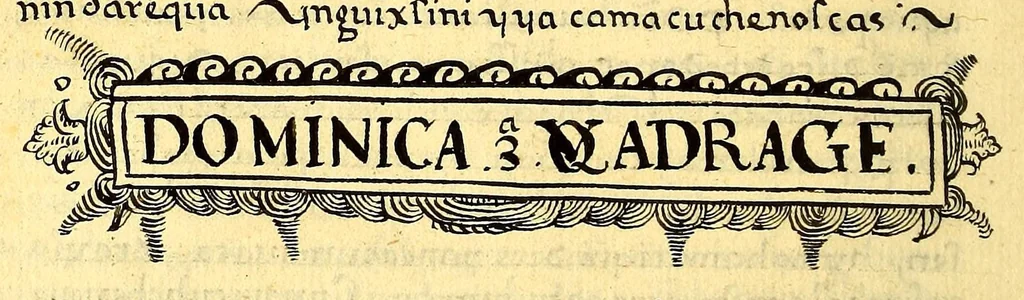 An illustration from Siguense unos breves sermones en la lengua de michuacan para cada domingo del ano fundados sobre un thema aunque por diversas materias,, 1559, leaf 78