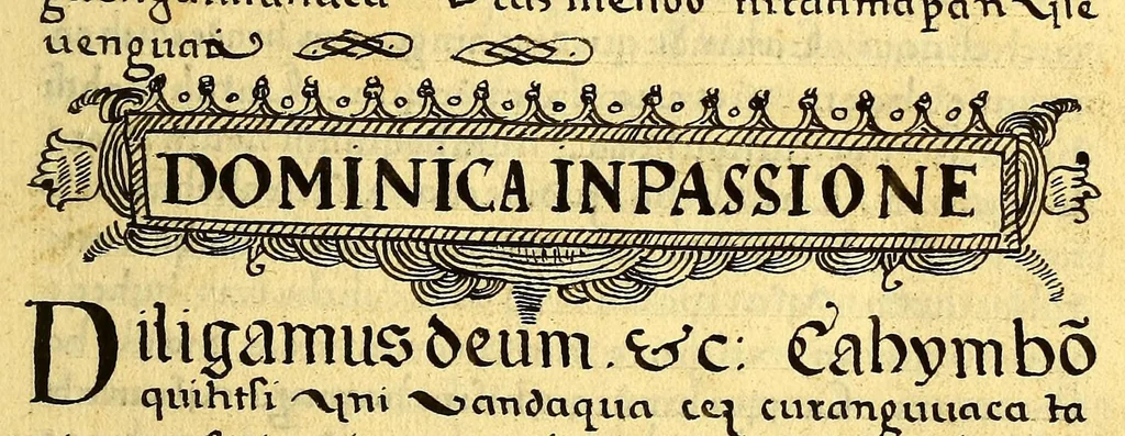 An illustration from Siguense unos breves sermones en la lengua de michuacan para cada domingo del ano fundados sobre un thema aunque por diversas materias,, 1559, leaf 89