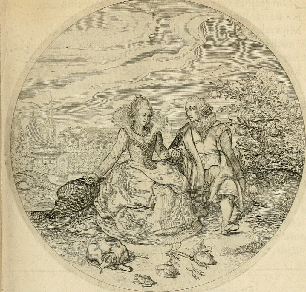 An illustration from Silenus Alcibiadis, sive, Proteus : vitae humanae ideam, emblemate trifariàm variato, oculis subijciens, 1618, leaf 106