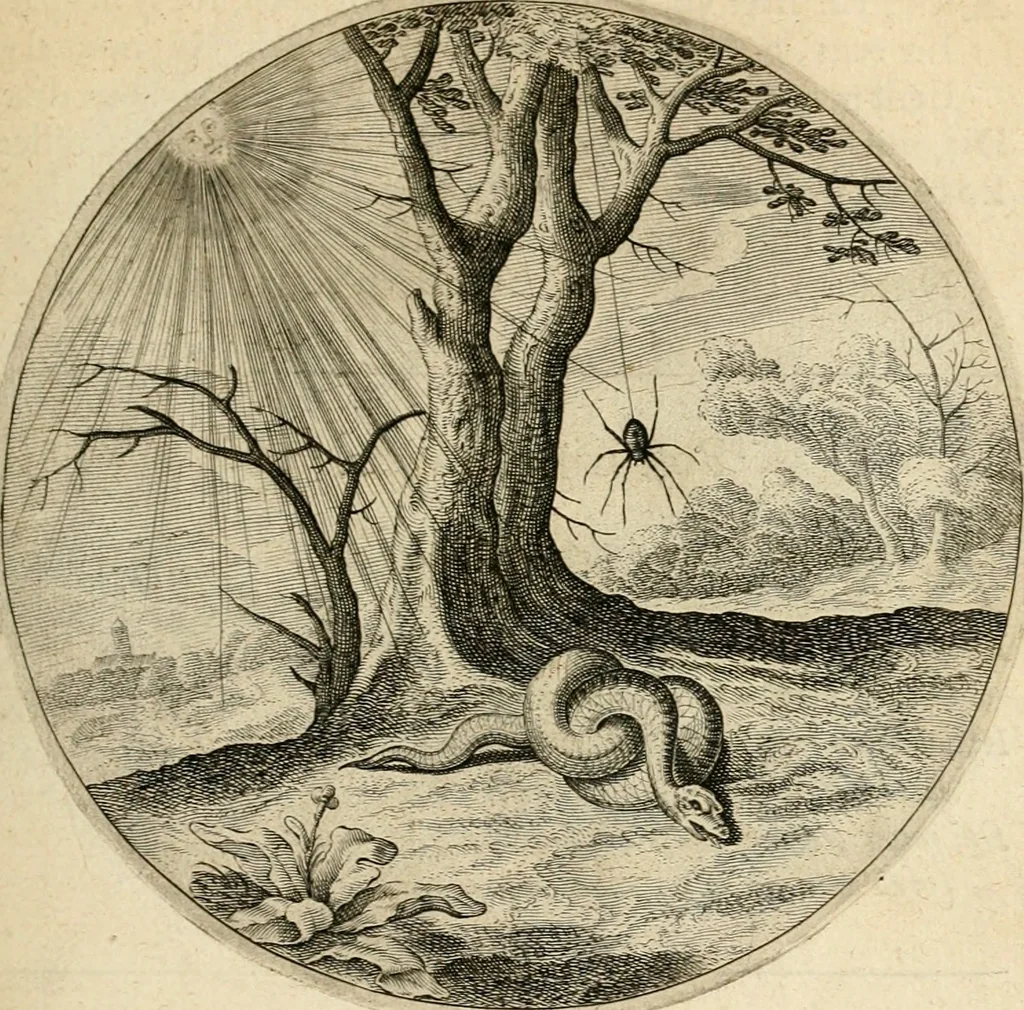 An illustration from Silenus Alcibiadis, sive, Proteus : vitae humanae ideam, emblemate trifariàm variato, oculis subijciens, 1618, leaf 118