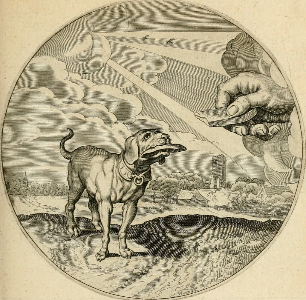 An illustration from Silenus Alcibiadis, sive, Proteus : vitae humanae ideam, emblemate trifariàm variato, oculis subijciens, 1618, leaf 122