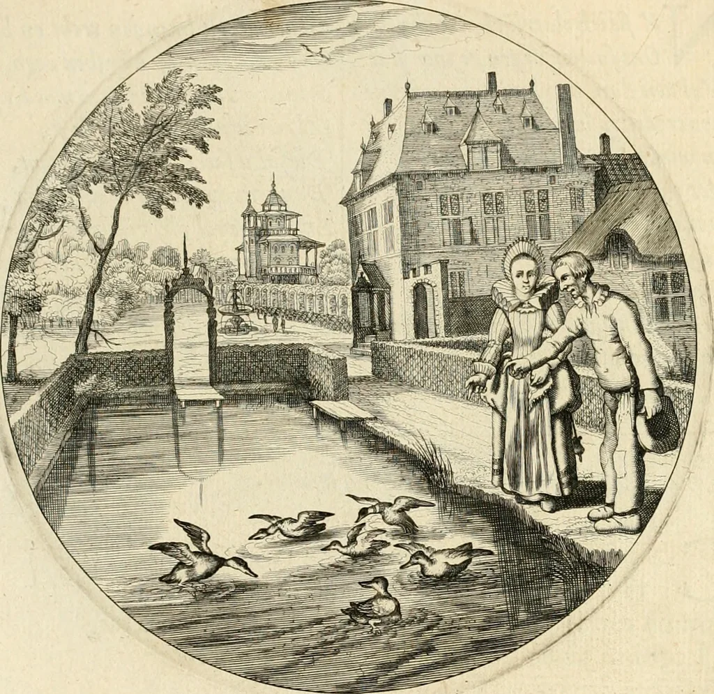 An illustration from Silenus Alcibiadis, sive, Proteus : vitae humanae ideam, emblemate trifariàm variato, oculis subijciens, 1618, leaf 414