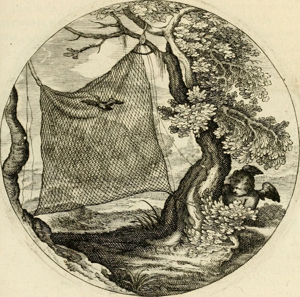 An illustration from Silenus Alcibiadis, sive, Proteus : vitae humanae ideam, emblemate trifariàm variato, oculis subijciens, 1618, leaf 432