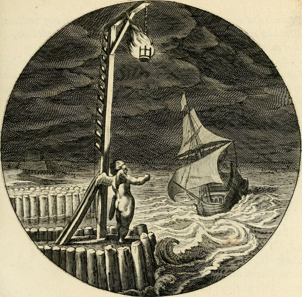 An illustration from Silenus Alcibiadis, sive, Proteus : vitae humanae ideam, emblemate trifariàm variato, oculis subijciens, 1618, leaf 434